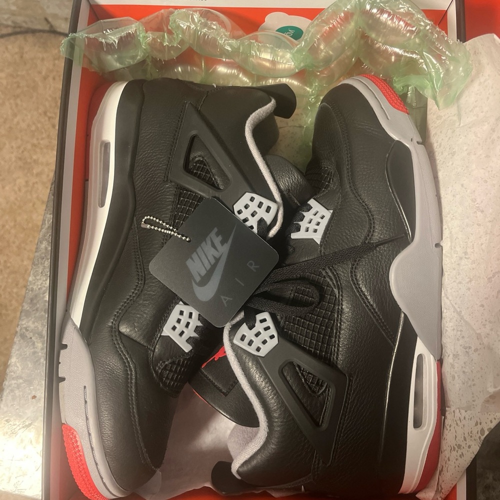 Air Jordan 4 Bred reimagined size 13